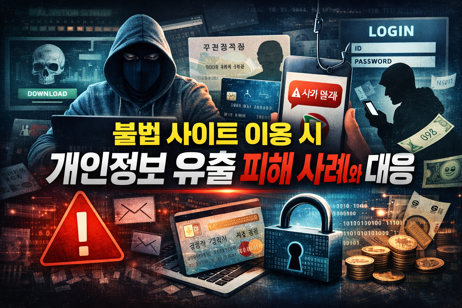 불법 사이트 이용 시 개인정보 유출 피해 사례와 대응