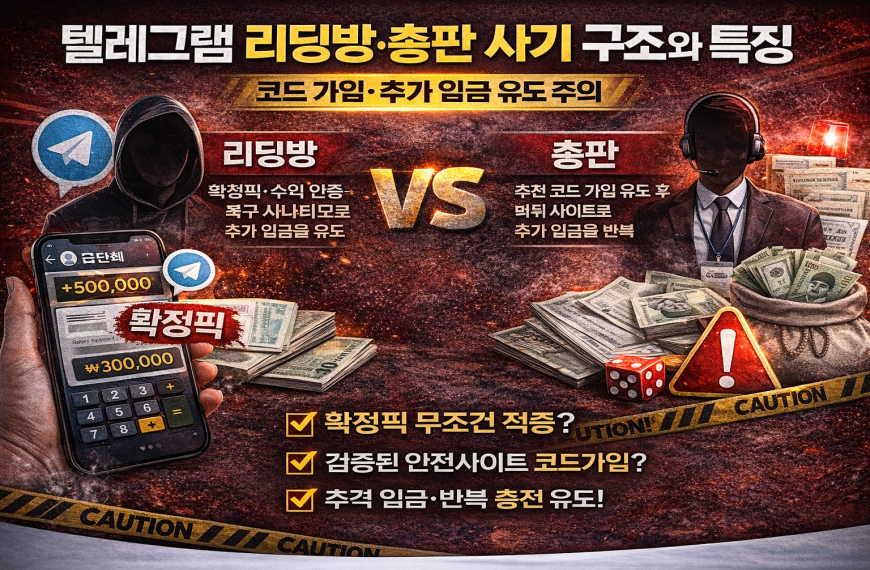 텔레그램 리딩방·총판 사기 구조와 특징