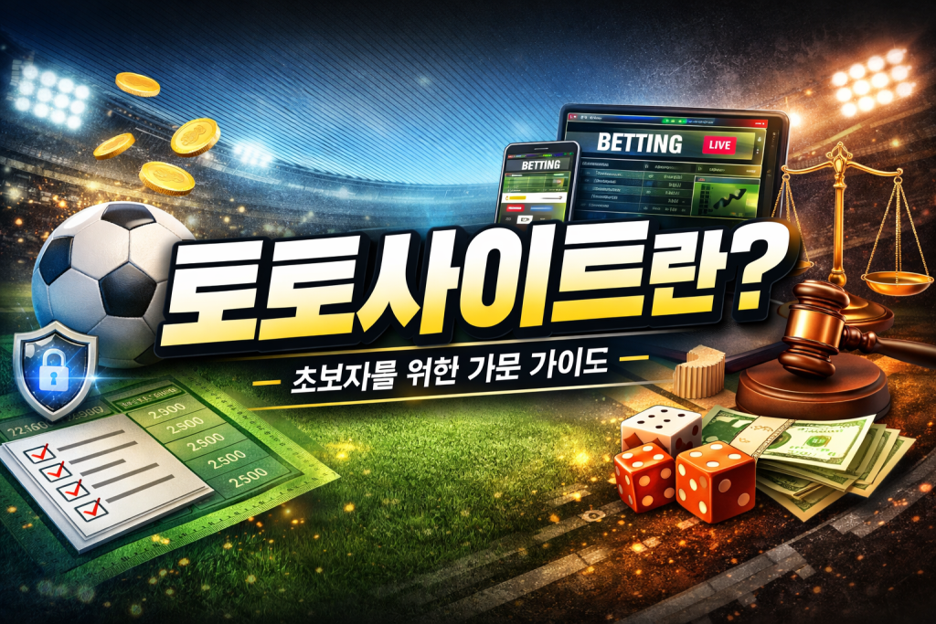 토토사이트란? 초보자를 위한 기본 가이드