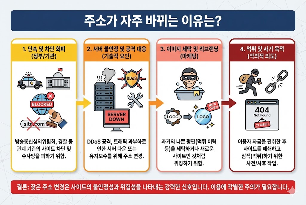 토토사이트 주소, 왜 자꾸 바뀔까? 차단 원인과 안전한 접속 방법