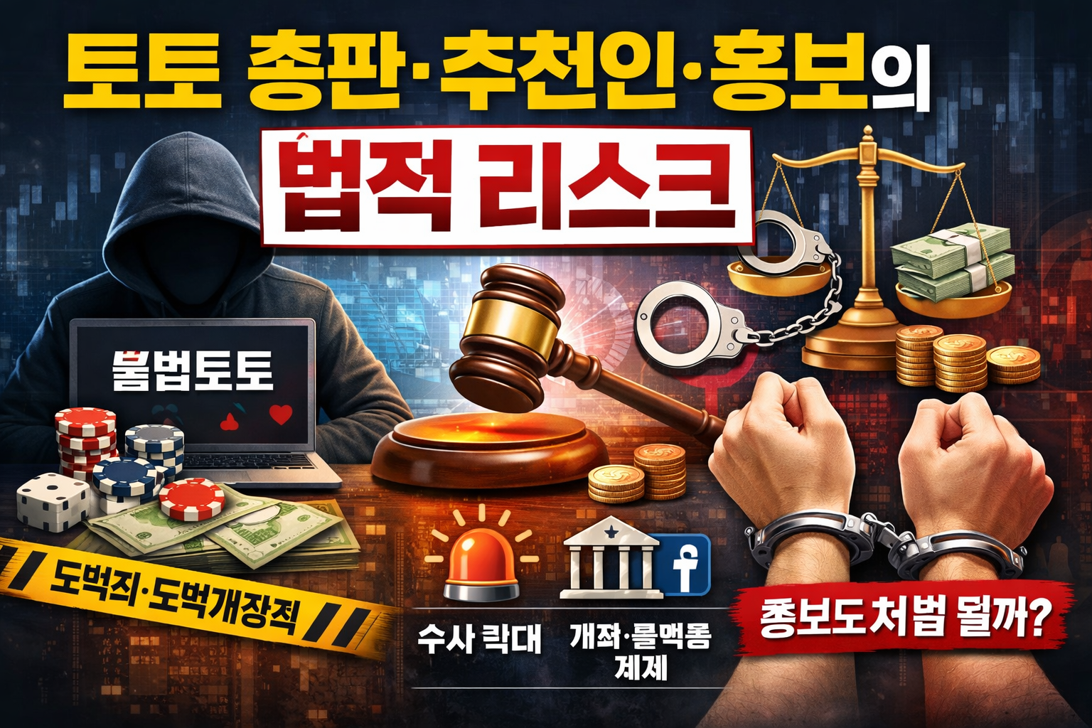 토토 총판/추천인/홍보의 법적 리스크