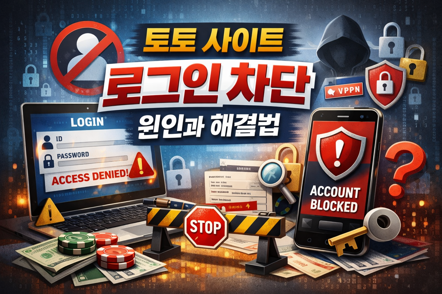 토토 사이트 로그인 차단 원인과 해결법