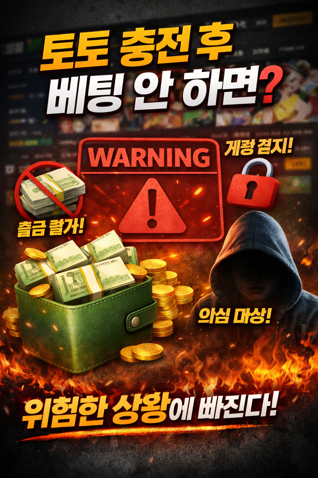 토토 충전 후 베팅 안 하면 어떻게 될까