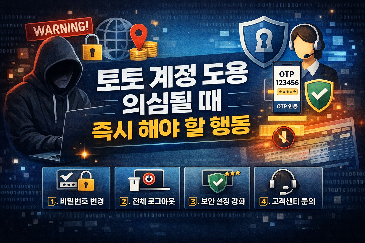 토토 계정 도용 의심될 때 즉시 해야 할 행동