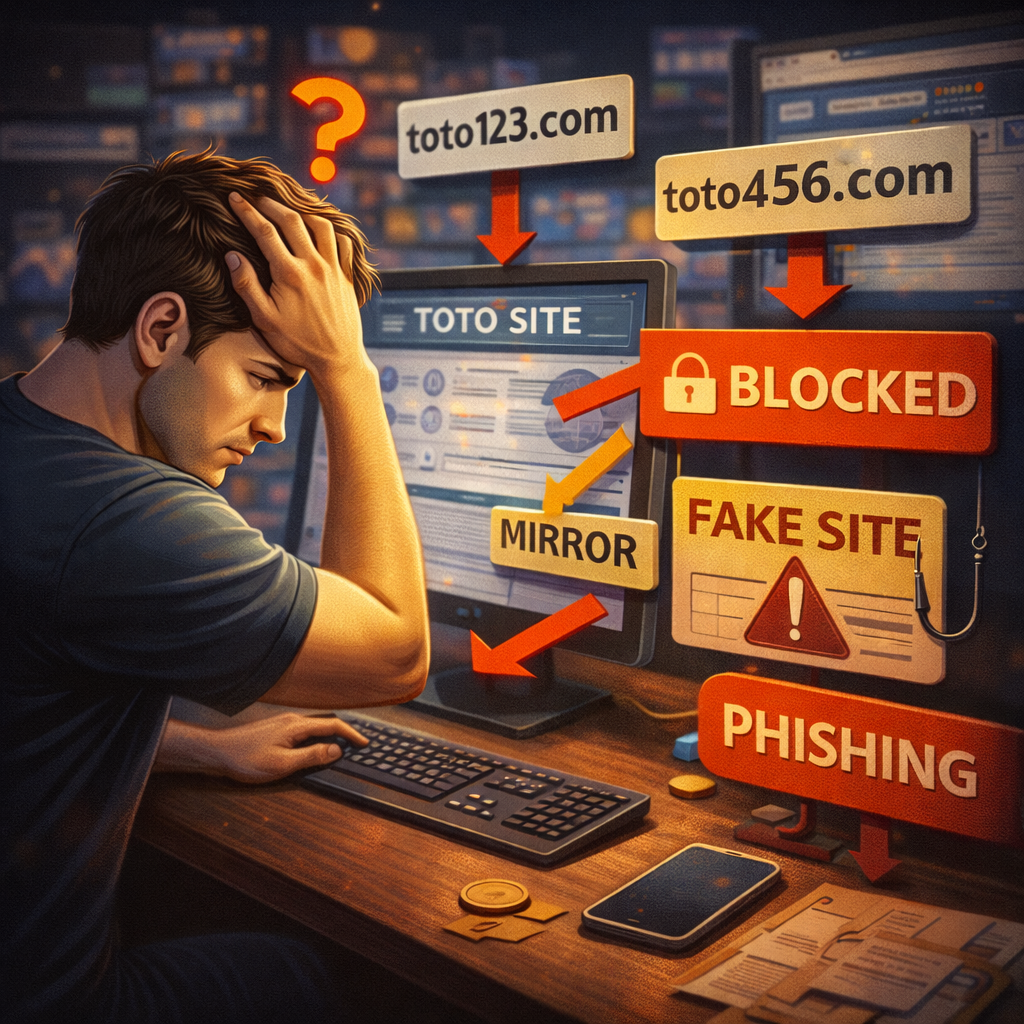 토토 사이트 접속 주소가 자주 바뀌는 이유